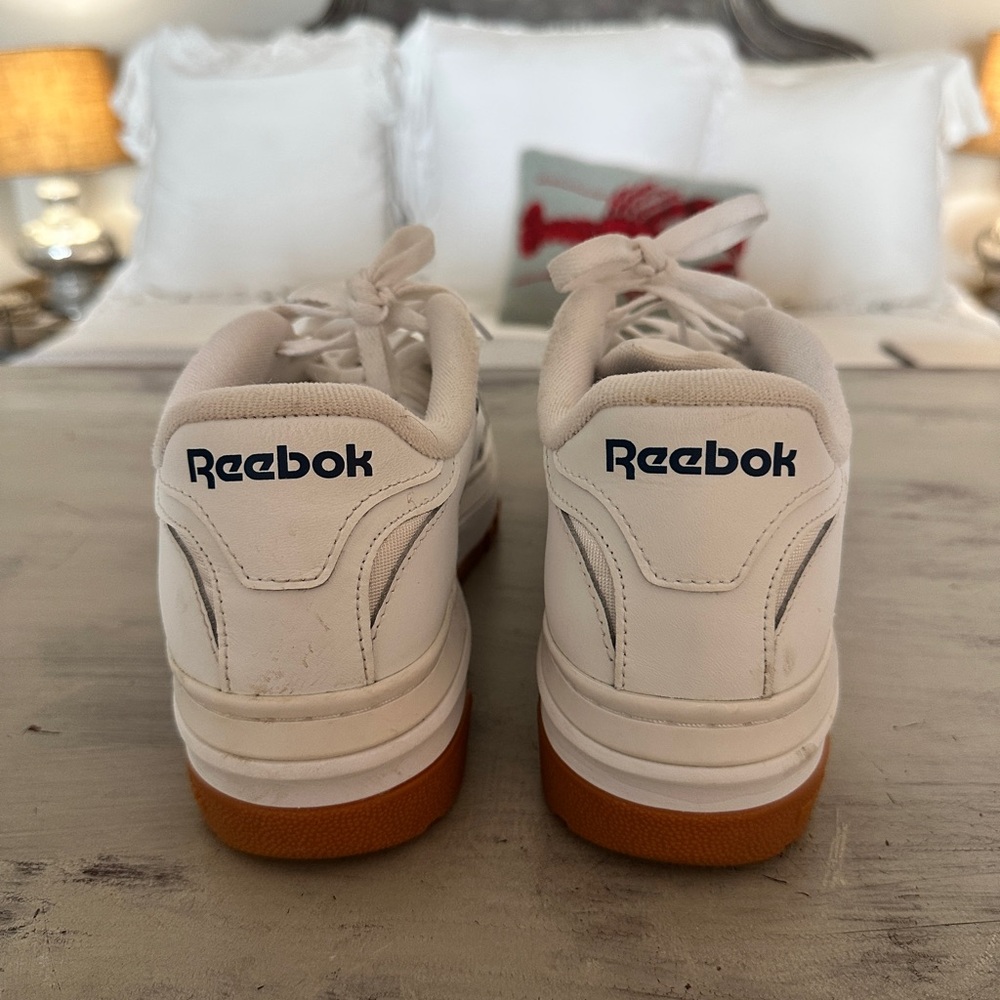 Reebok Club C Extra Platform Sneakers White/Blue - Picture 6 of 12